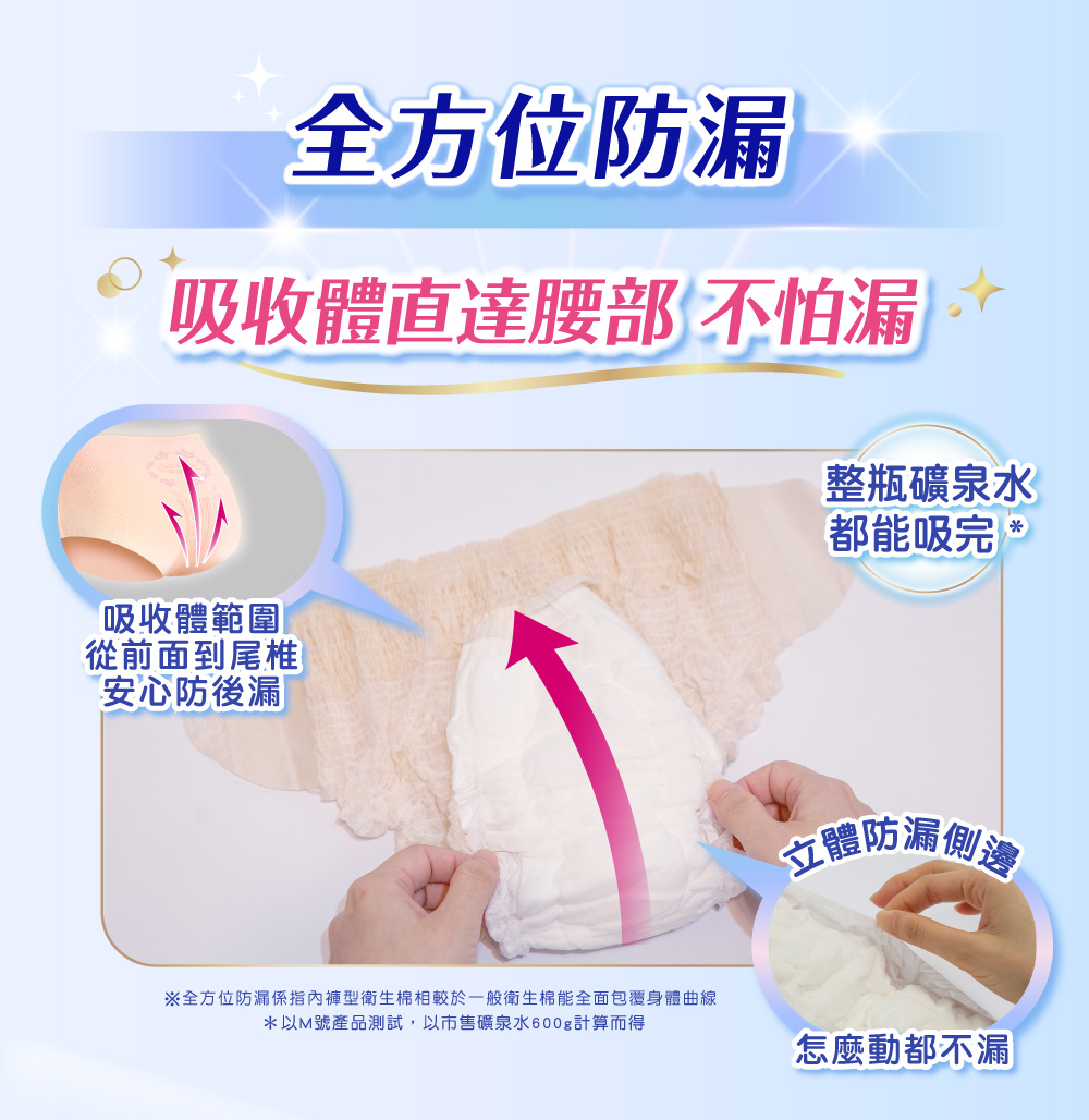 怎麼翻身都不漏，安心熟睡到天亮